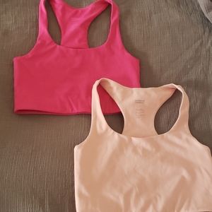 2 Girlfriend Collective Sports Bras in Small